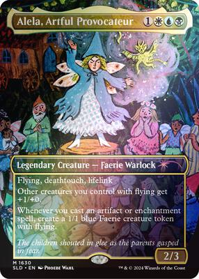Alela, Artful Provocateur (1630) (Rainbow Foil) card from Secret Lair Drop Series