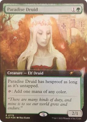 Paradise Druid (Extended Art) card from Secret Lair Drop Series