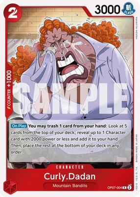 Curly.Dadan card from 500 Years in the Future