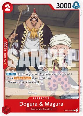 Dogura & Magura card from 500 Years in the Future