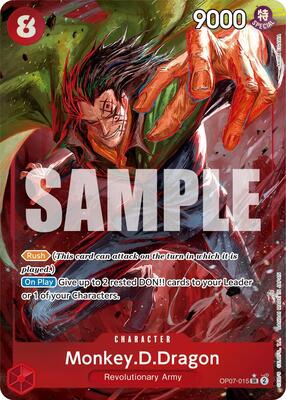 Monkey.D.Dragon (015) (Parallel) card from 500 Years in the Future