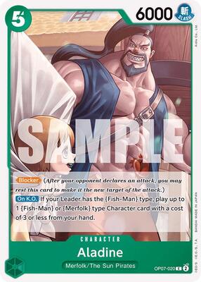 Aladine card from 500 Years in the Future