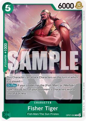Fisher Tiger card from 500 Years in the Future