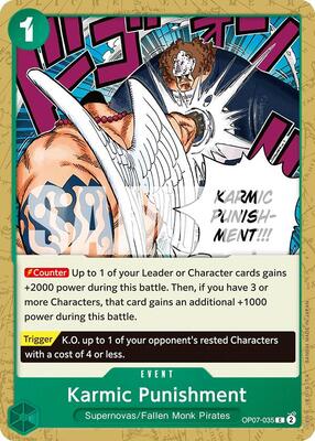 Karmic Punishment card from 500 Years in the Future