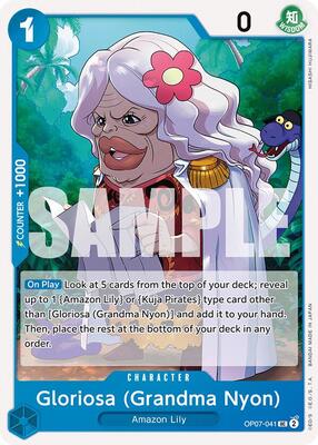 Gloriosa (Grandma Nyon) card from 500 Years in the Future