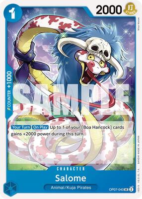 Salome card from 500 Years in the Future
