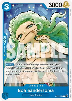 Boa Sandersonia card from 500 Years in the Future