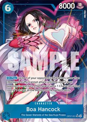 Boa Hancock (051) (Parallel) card from 500 Years in the Future