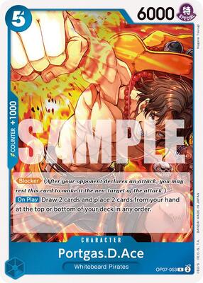 Portgas.D.Ace (053) card from 500 Years in the Future