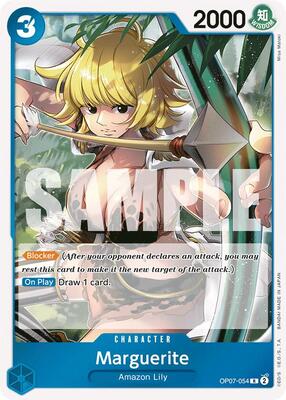 Marguerite card from 500 Years in the Future