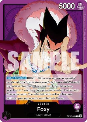 Foxy (059) card from 500 Years in the Future