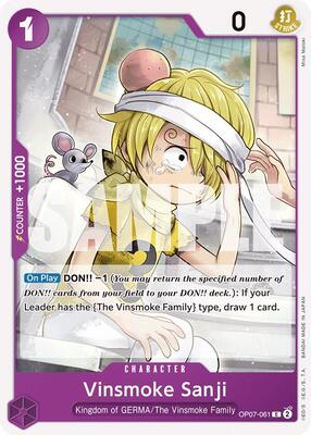 Vinsmoke Sanji card from 500 Years in the Future