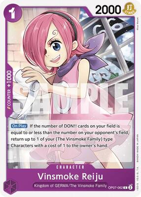 Vinsmoke Reiju card from 500 Years in the Future