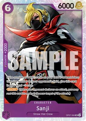 Sanji card from 500 Years in the Future