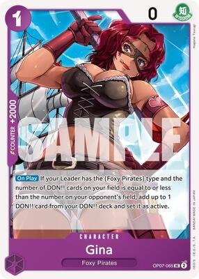 Gina card from 500 Years in the Future