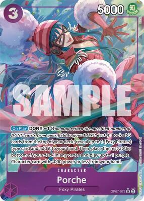 Porche (Parallel) card from 500 Years in the Future