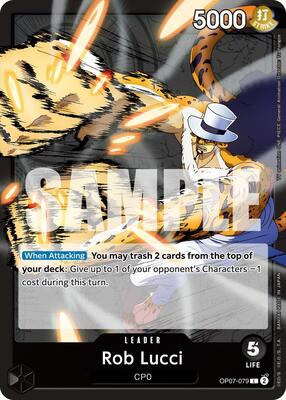 Rob Lucci (079) card from 500 Years in the Future