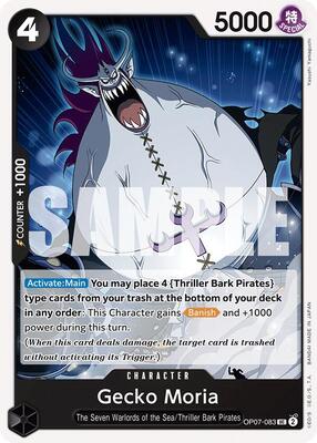 Gecko Moria (083) card from 500 Years in the Future