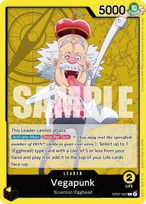 Vegapunk card from 500 Years in the Future