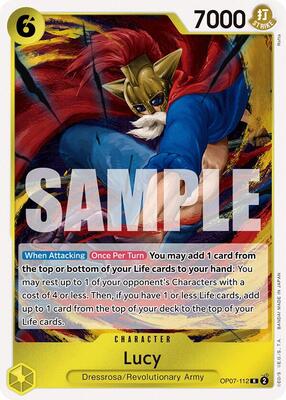 Lucy card from 500 Years in the Future