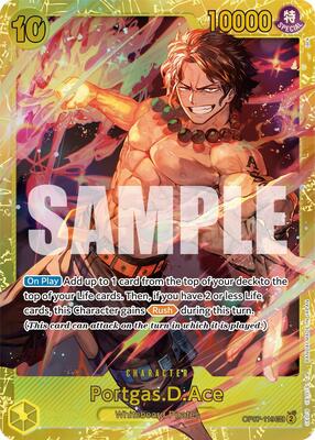 Portgas.D.Ace (119) card from 500 Years in the Future