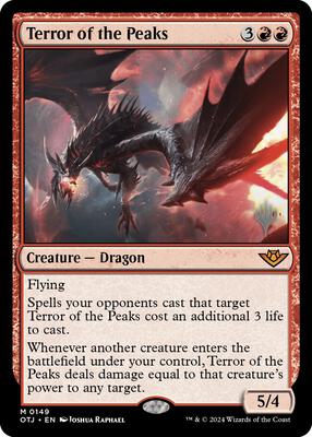 Terror of the Peaks card from Promo Pack: Outlaws of Thunder Junction