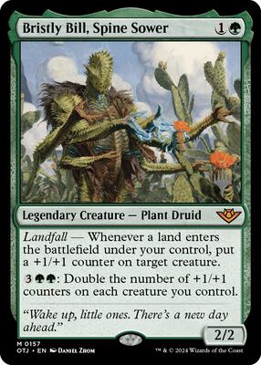 Bristly Bill, Spine Sower card from Promo Pack: Outlaws of Thunder Junction