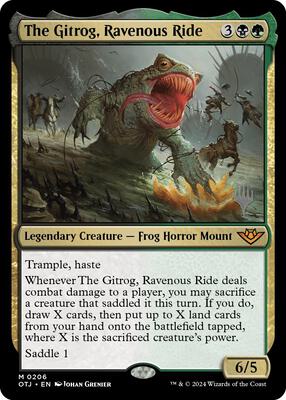 The Gitrog, Ravenous Ride card from Promo Pack: Outlaws of Thunder Junction