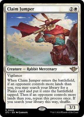 Claim Jumper card from Promo Pack: Outlaws of Thunder Junction