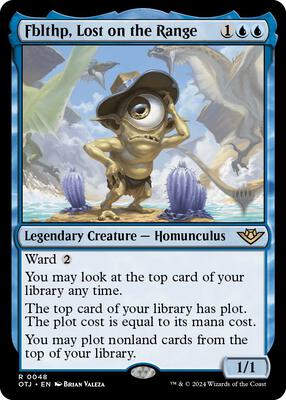 Fblthp, Lost on the Range card from Promo Pack: Outlaws of Thunder Junction