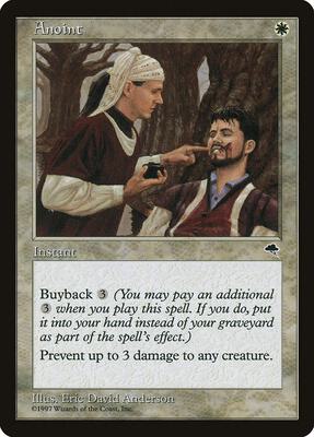 Anoint card from Tempest