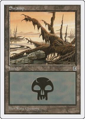 Swamp (172) card from Portal Three Kingdoms