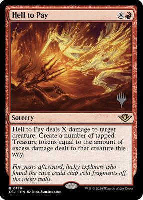 Hell to Pay card from Promo Pack: Outlaws of Thunder Junction