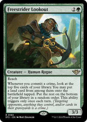 Freestrider Lookout card from Promo Pack: Outlaws of Thunder Junction