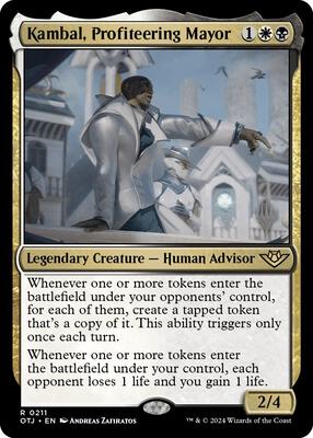 Kambal, Profiteering Mayor card from Promo Pack: Outlaws of Thunder Junction