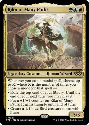 Riku of Many Paths card from Promo Pack: Outlaws of Thunder Junction