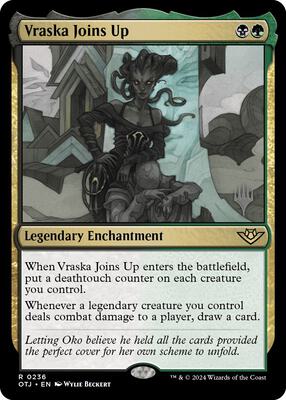 Vraska Joins Up card from Promo Pack: Outlaws of Thunder Junction