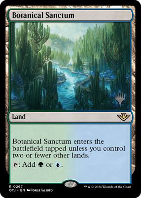Botanical Sanctum card from Promo Pack: Outlaws of Thunder Junction
