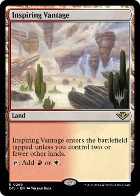 Inspiring Vantage card from Promo Pack: Outlaws of Thunder Junction