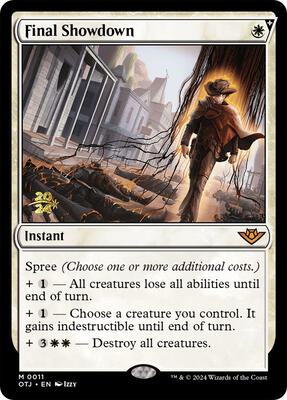 Final Showdown card from Prerelease Cards