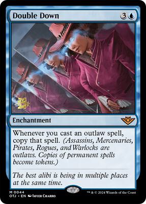 Double Down card from Prerelease Cards