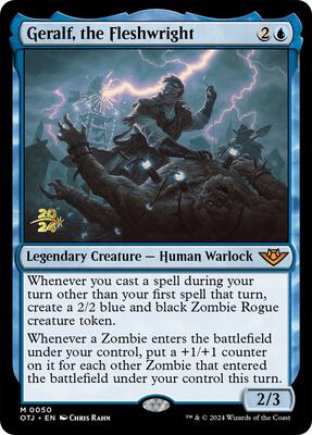 Geralf, the Fleshwright card from Prerelease Cards