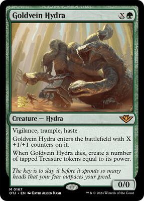 Goldvein Hydra card from Prerelease Cards
