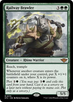 Railway Brawler card from Prerelease Cards