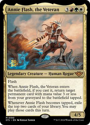 Annie Flash, the Veteran card from Prerelease Cards