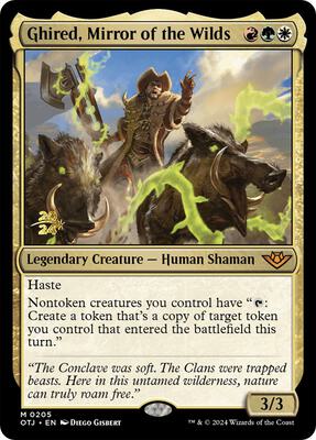 Ghired, Mirror of the Wilds card from Prerelease Cards