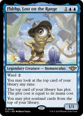 Fblthp, Lost on the Range card from Prerelease Cards