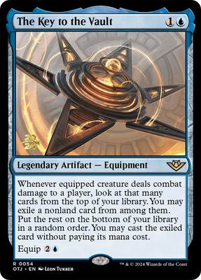 The Key to the Vault card from Prerelease Cards