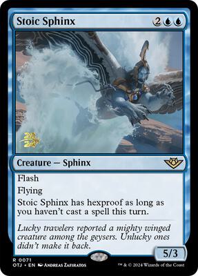 Stoic Sphinx card from Prerelease Cards