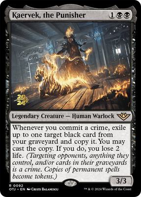Kaervek, the Punisher card from Prerelease Cards